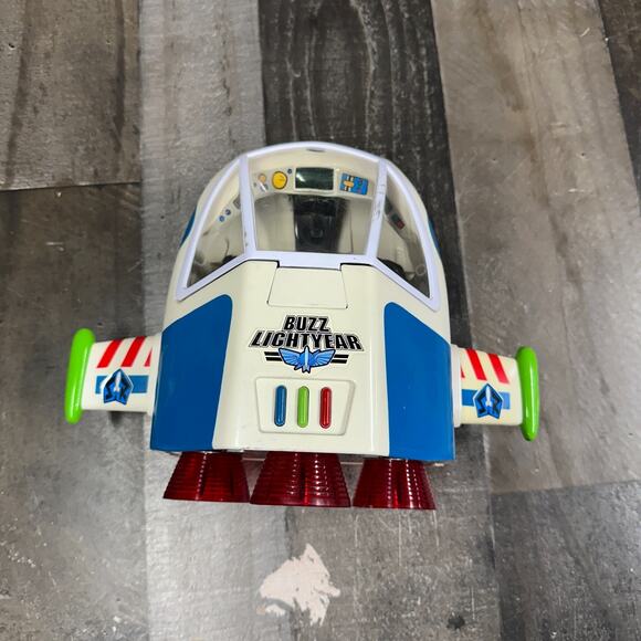 Buzz Lightyear Space Explorer Spaceship 1996 Thinkway Disney Pixar - Picture 7 of 8